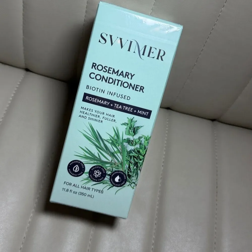 Hair Rosemary Conditioner - Biotin Infused Hair Care Tee tree Mint